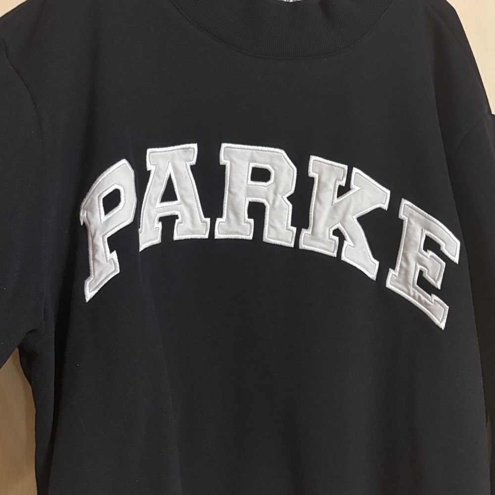 Parke Women's Black Crew Neck Sweater